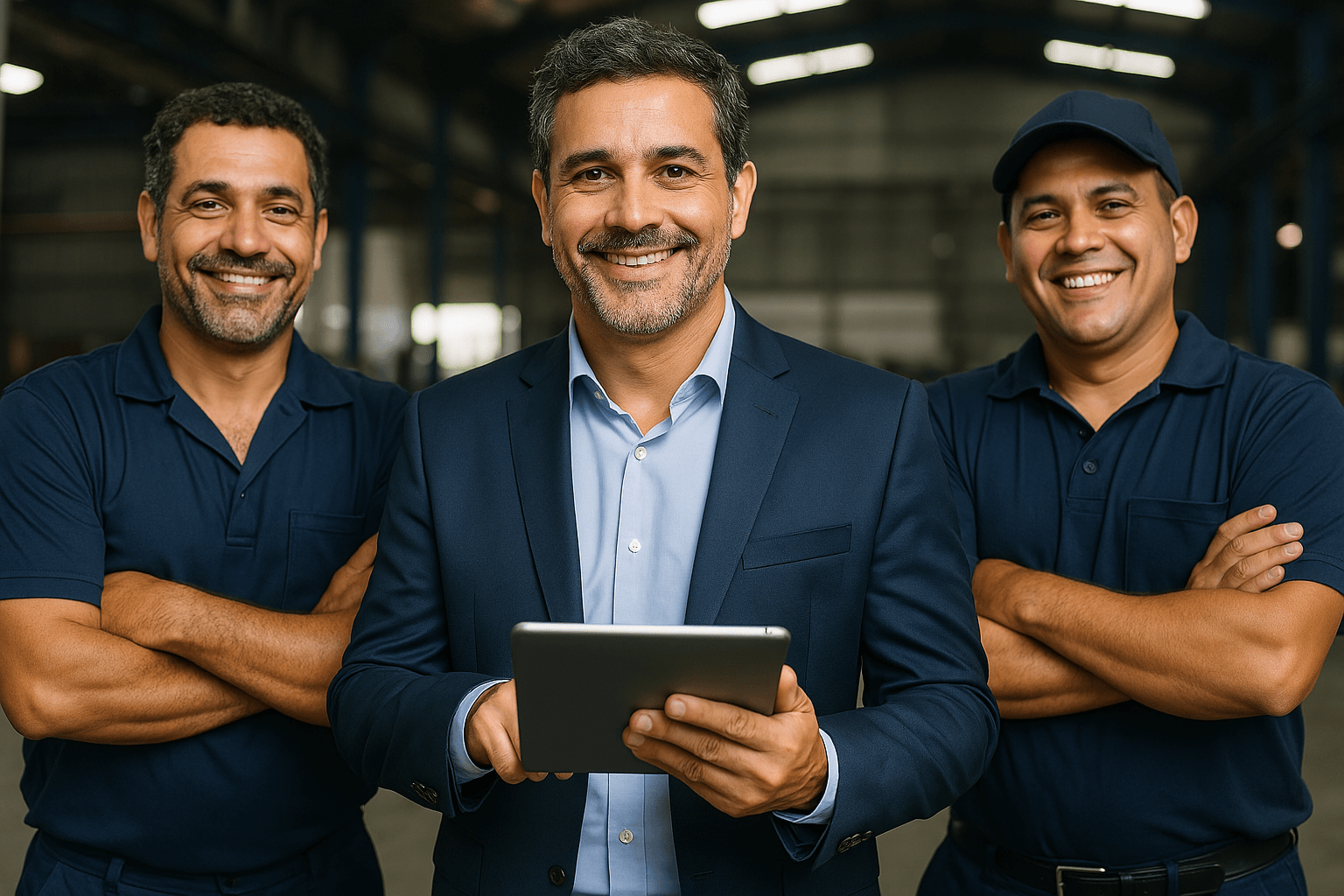 Equipe Imppeto - Empresário e mecânicos
